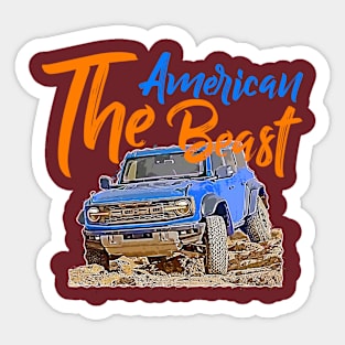 The American Beast Sticker